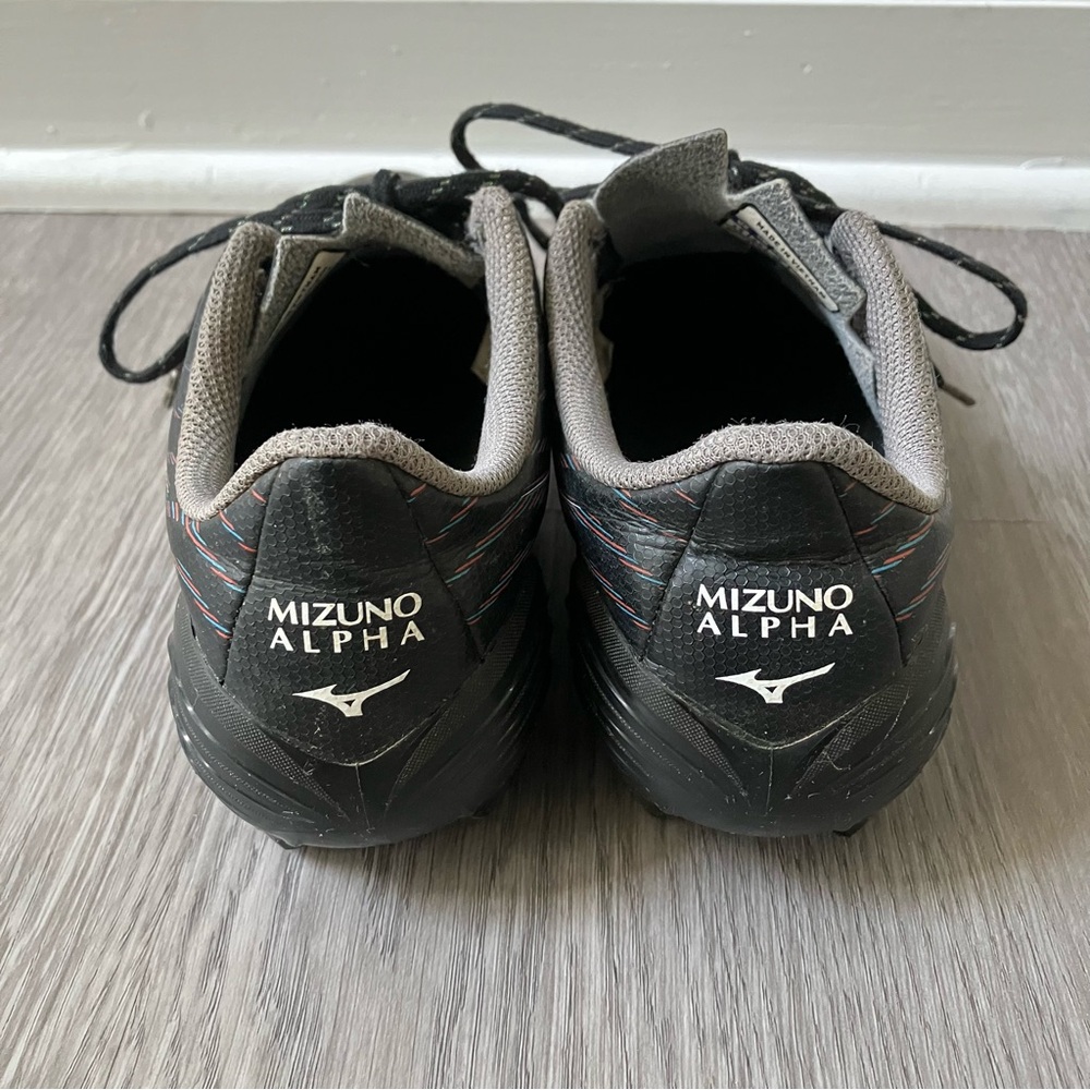 Mizuno Alpha Select Junior FG Soccer Cleats Kids Size 4.5 Black Firm Ground - Picture 5 of 11